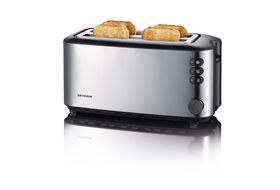 Toaster | KH6418 2) Schwarz Schlitze: Toaster KRUPS Light (850 Schwarz Watt, Smart\'n MediaMarkt