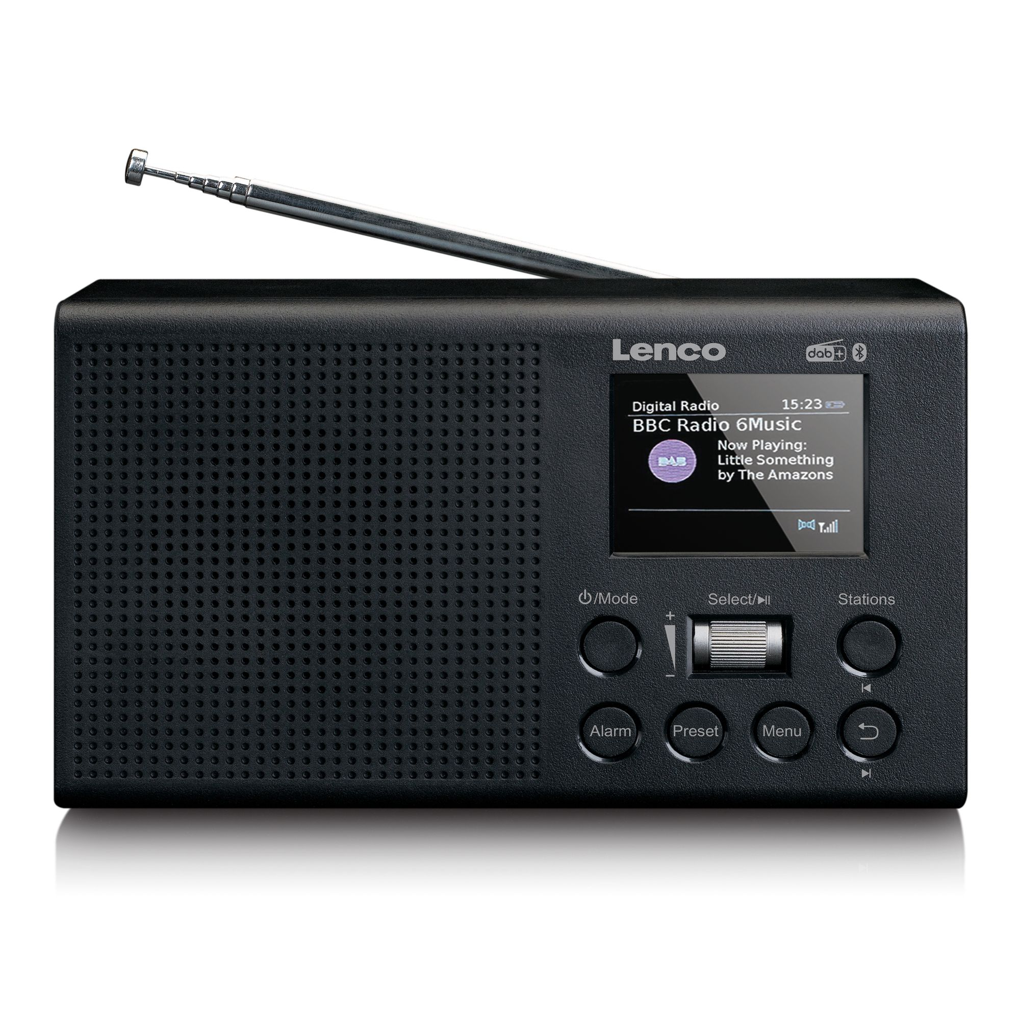 Schwarz Bluetooth, LENCO DAB+,FM, FM, PDR-031BK DAB+, Radio,