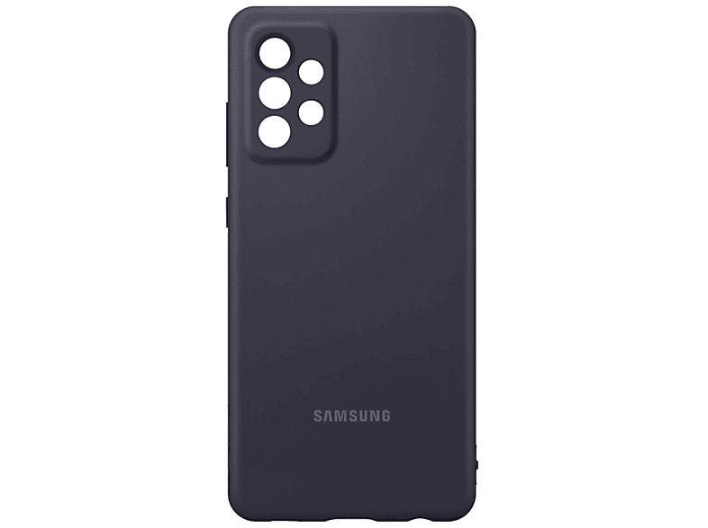 EF-PA725, Samsung, A72, Cover Backcover, Schwarz Silicone SAMSUNG Galaxy