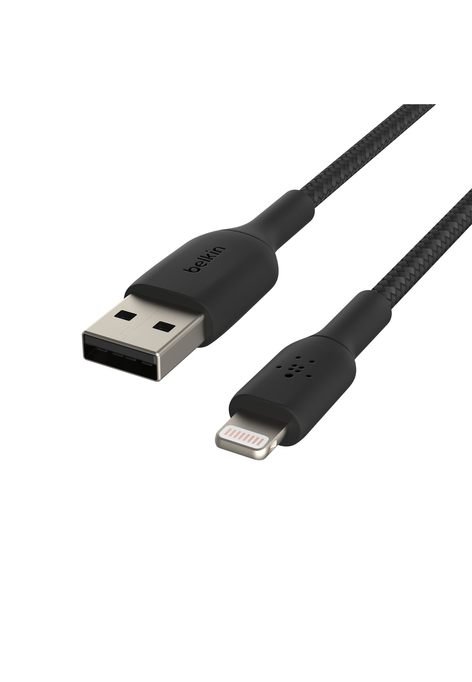 USB-A, 2 CHARGE™, BELKIN schwarz BOOST m, Lightningkabel