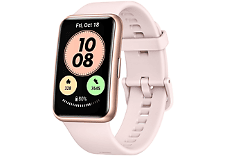 HUAWEI Watch Fit new Smartwatch Silikon, rosa