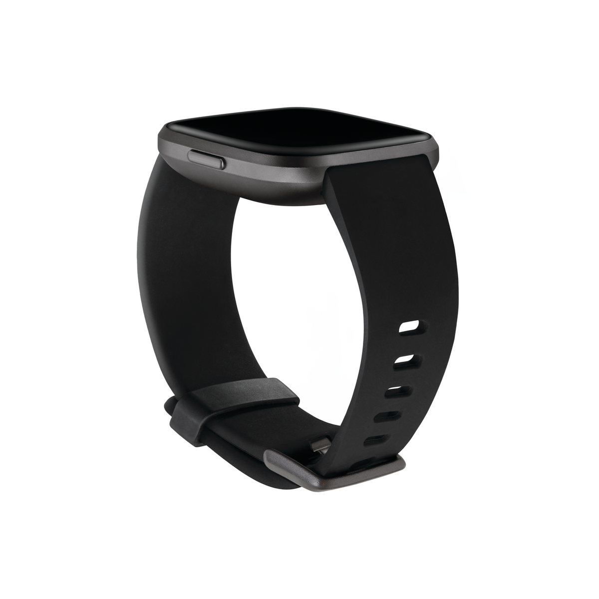 schwarz Silikon, Versa FITBIT 2 Aluminium Smartwatch S,L,