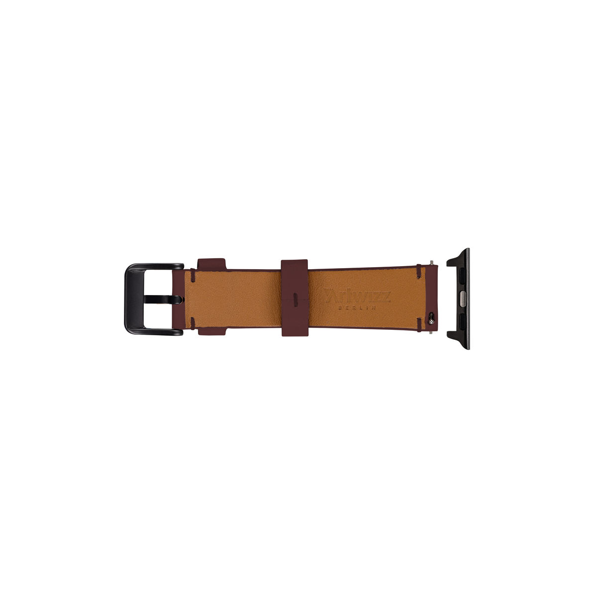 ARTWIZZ WatchBand Leather, Smartband, SE (38mm), 6-4 (41mm), & Watch 9-7 Series Apple (40mm), Braun Apple, 3-1