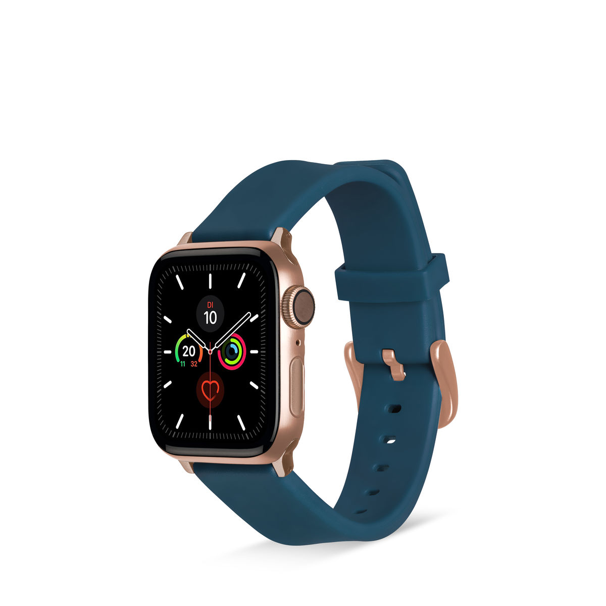 (41mm), 3-1 9-7 (40mm), Silicone, SE Watch Ersatzarmband, Apple Apple, & ARTWIZZ (38mm), 6-4 Blau WatchBand