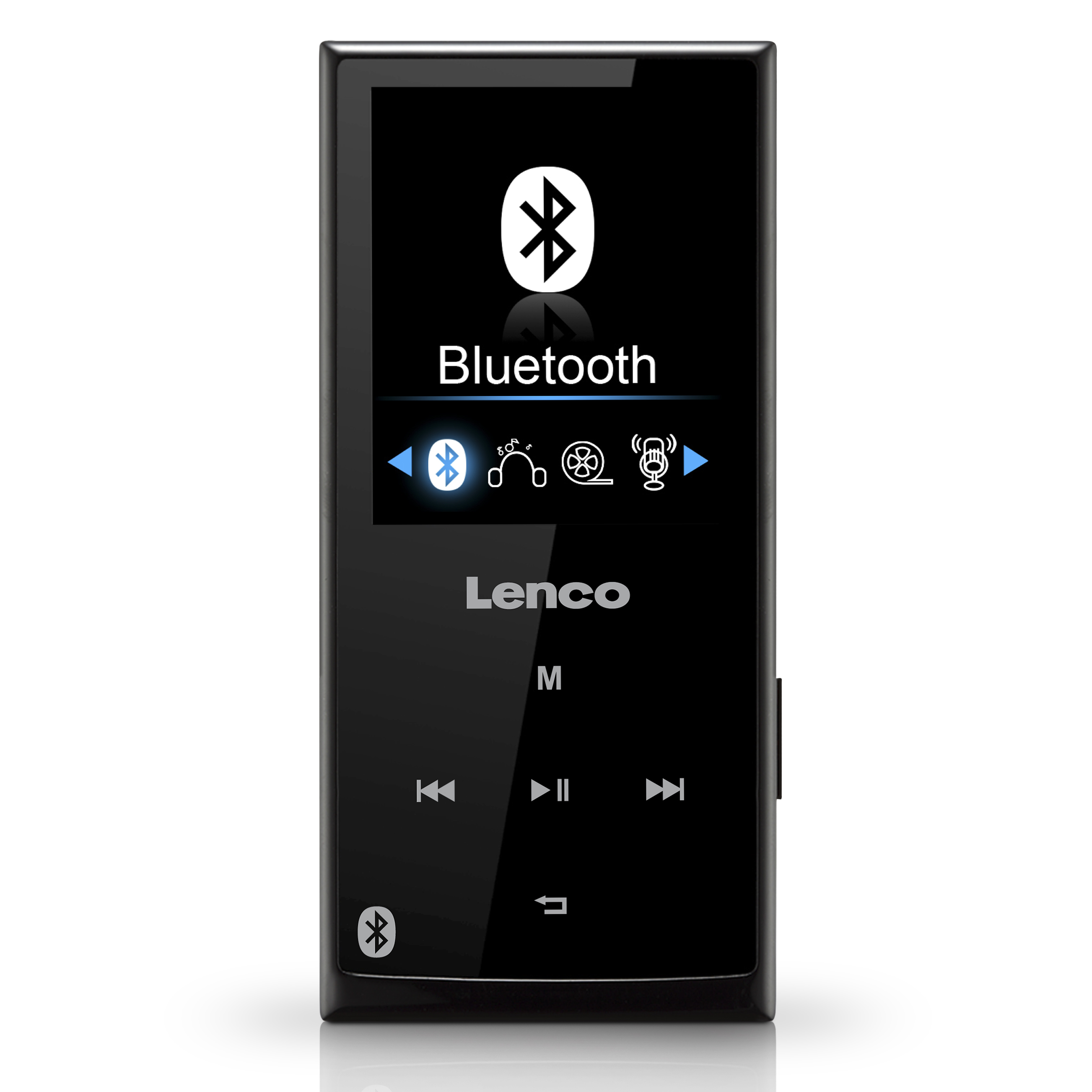 LENCO Xemio-760 BT Black MP4 8 Player GB, Schwarz