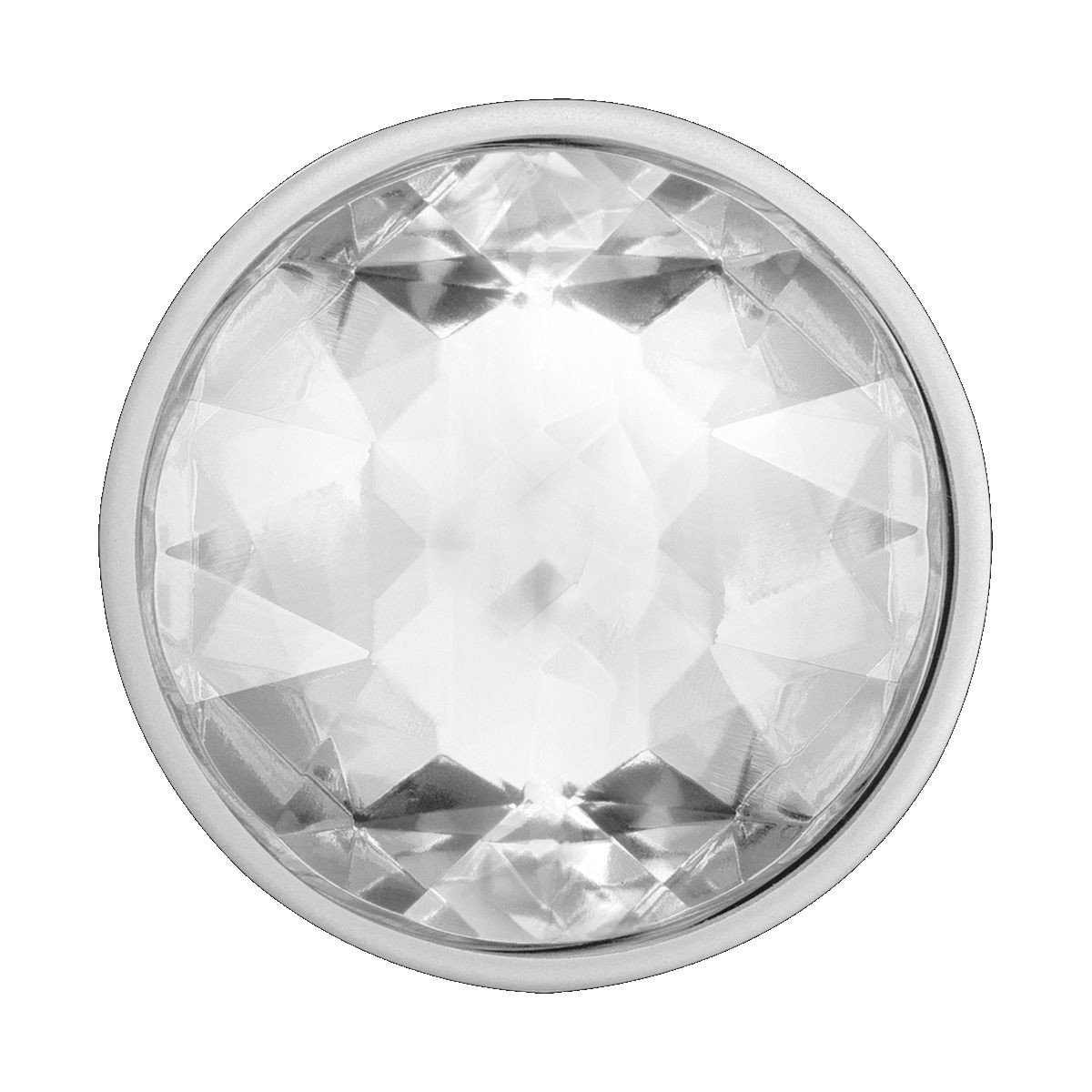 POPSOCKETS PopGrip Premium Disco Handyhalterung, Silver Silber Crystal