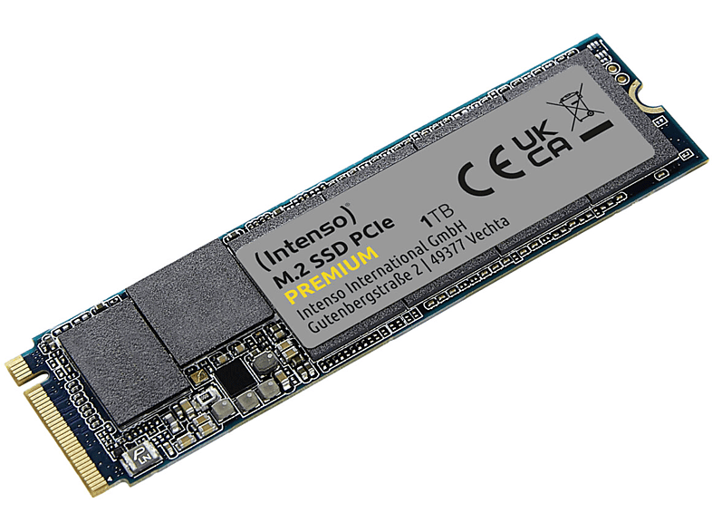 INTENSO Intenso PCIe Premium - 1TB - M.2 2280 (SSD intern, Gen.3x4 NVMe 1.3), 1 TB, SSD, intern