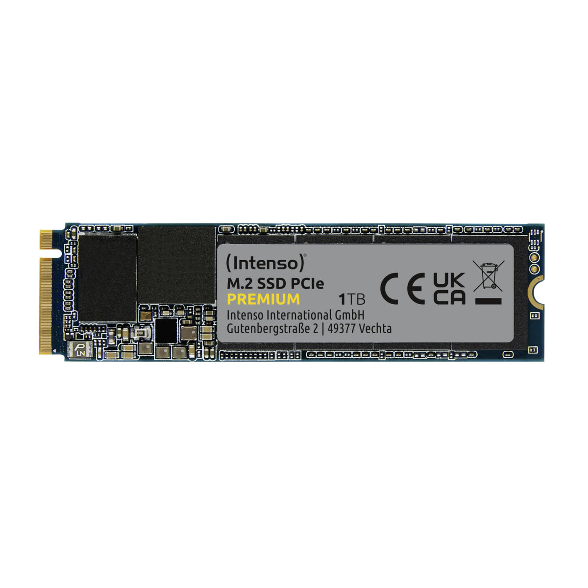 SSD, Premium - 1TB INTENSO PCIe M.2 - intern, Gen.3x4 TB, 1.3), (SSD NVMe Intenso 2280 intern 1