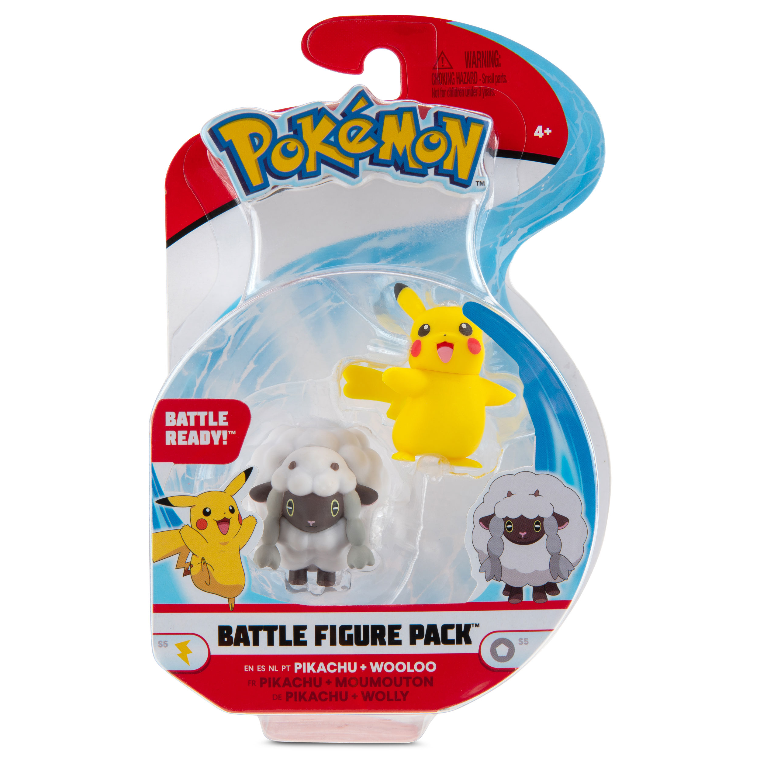 - Battle Pikachu Wolly - Pokémon Pack Figure &
