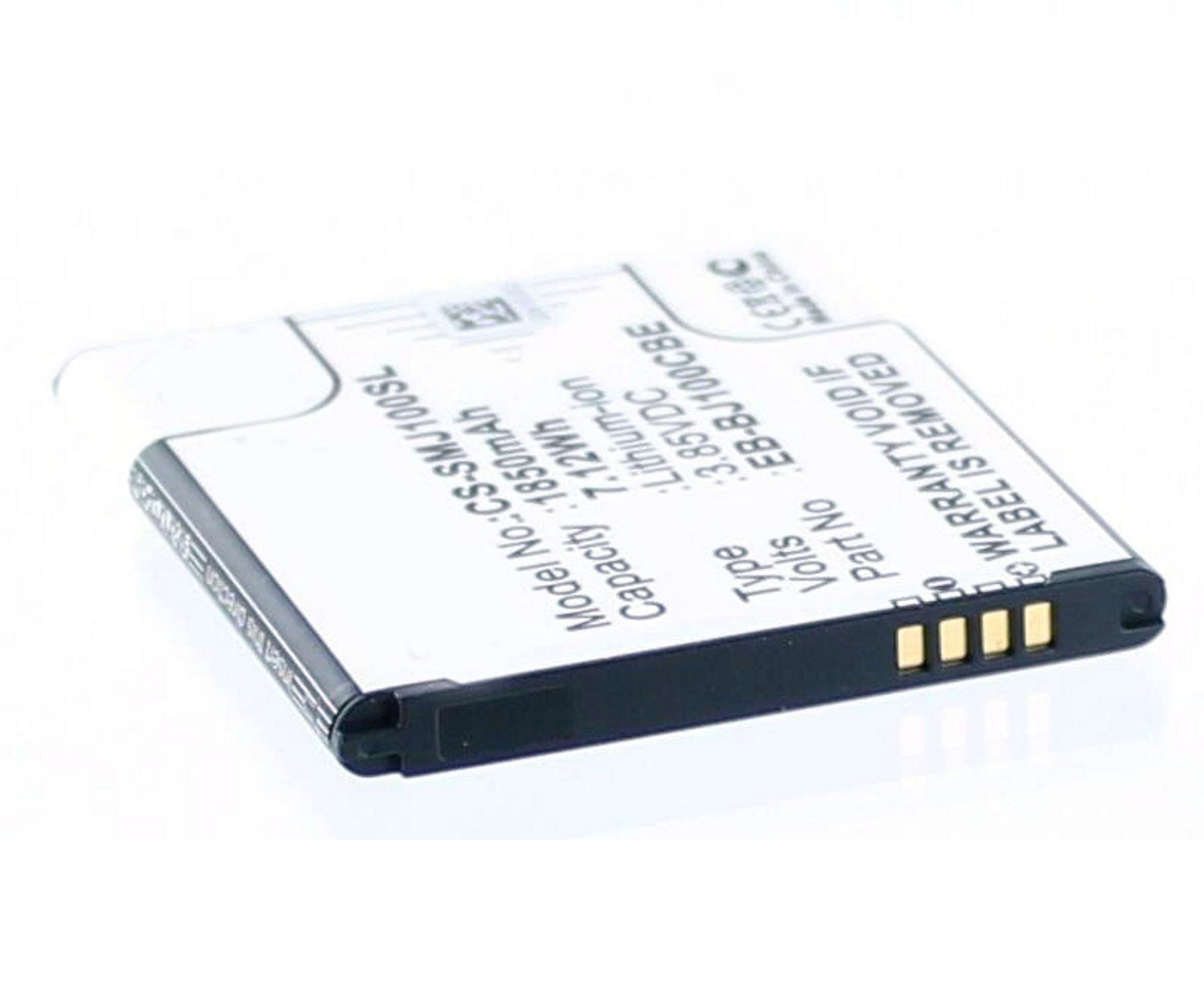 Li-Ion mit Handy-/Smartphoneakku, 3.85 Samsung mAh 1850 Li-Ion, kompatibel AGI Volt, EB-BJ100CBE Akku