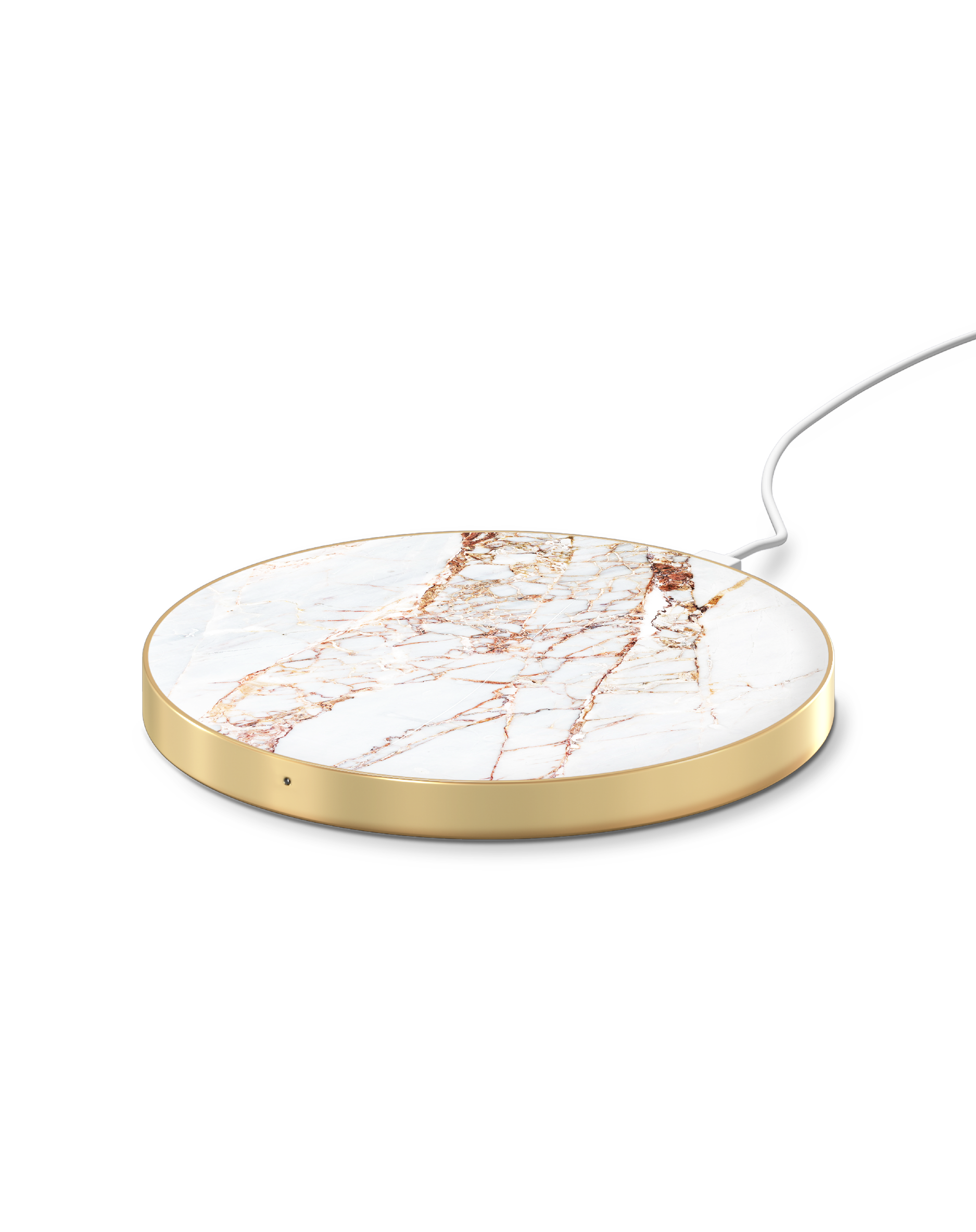 charging Marble IDEAL Carrara SWEDEN Qi station OF inductive Universal, IDFQI-46 Charger Gold