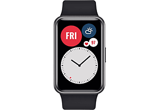 HUAWEI Watch Fit Smartwatch Silikonarmband, schwarz