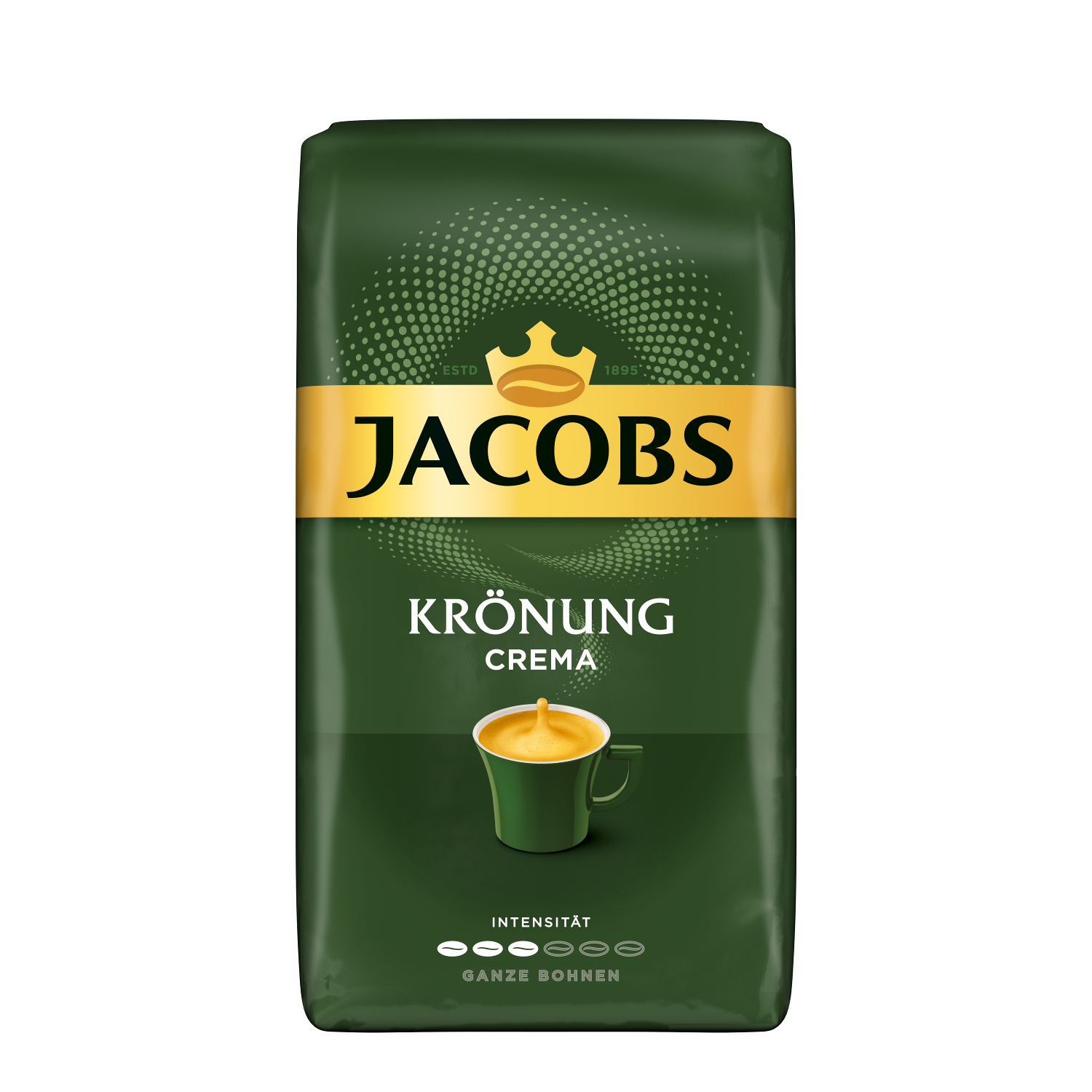 x kg 4 geröstete Kaffeebohnen 1 Krönung Crema JACOBS (Kaffeevollautomat) ganze