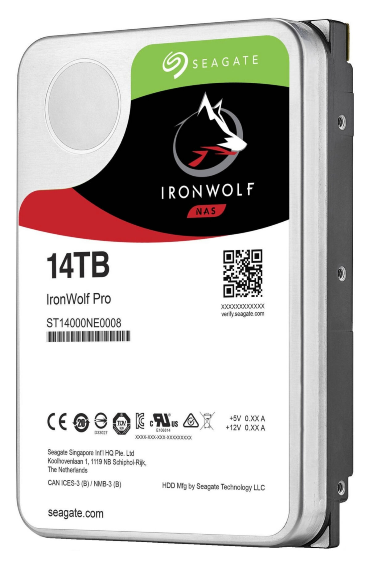 SEAGATE IronWolf GB, Pro, HDD, intern 14000 3,5 Zoll,