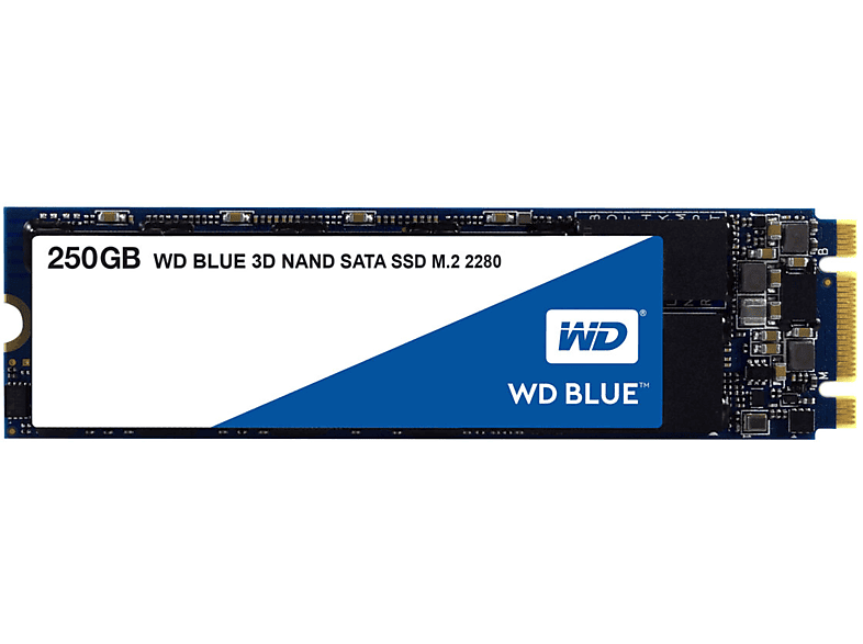 WESTERN DIGITAL Blue 3D, 250 GB, SSD, intern