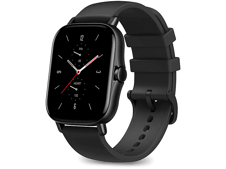AMAZFIT GTS 2 Smartwatch Aluminium + Kunststoff Silikon, 70 mm + 100 mm, schwarz