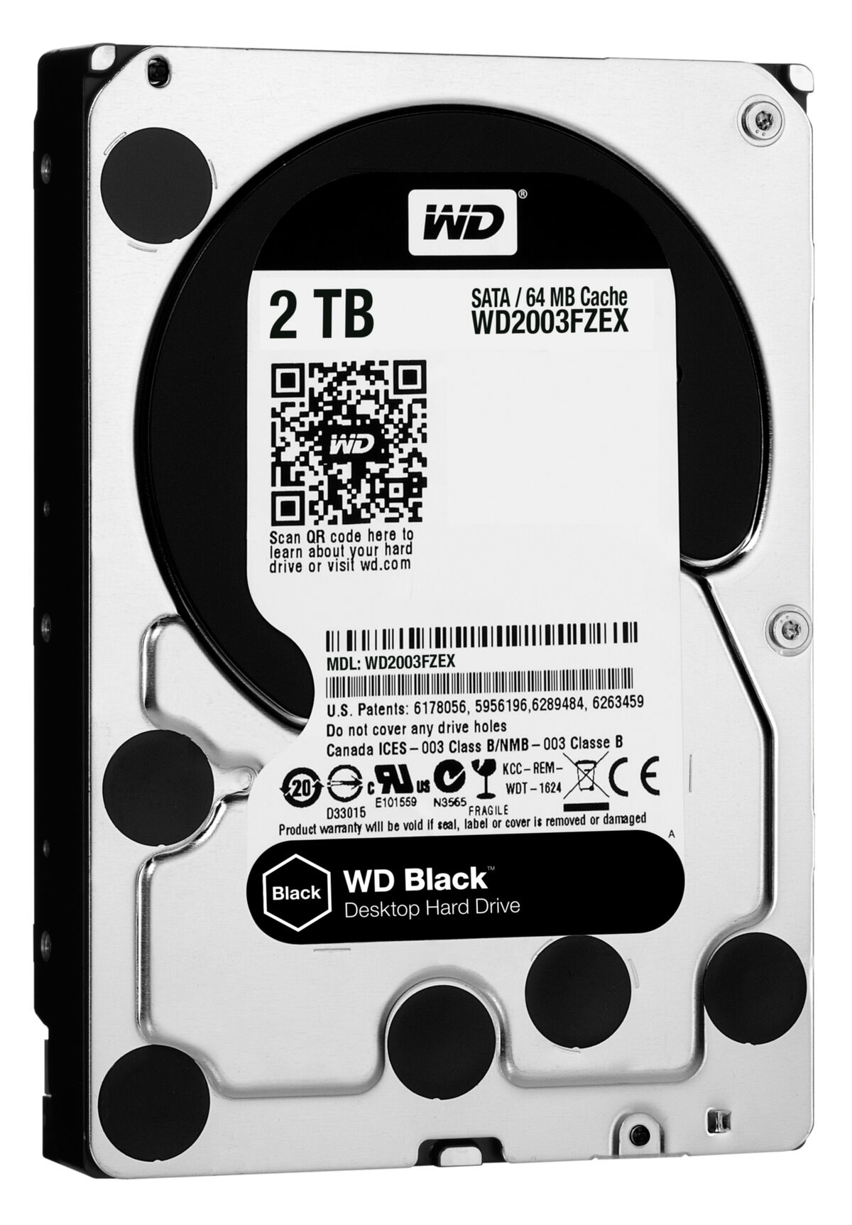 Disco Duro 2 black 2000gb serial ata iii wd2003fzex hdd interno western digital wd1003fzex sata 7200 rpm 3.5 2tb sata3 64mb 7.200rpm performance desktop 6 64 7200rpm 2tbserial