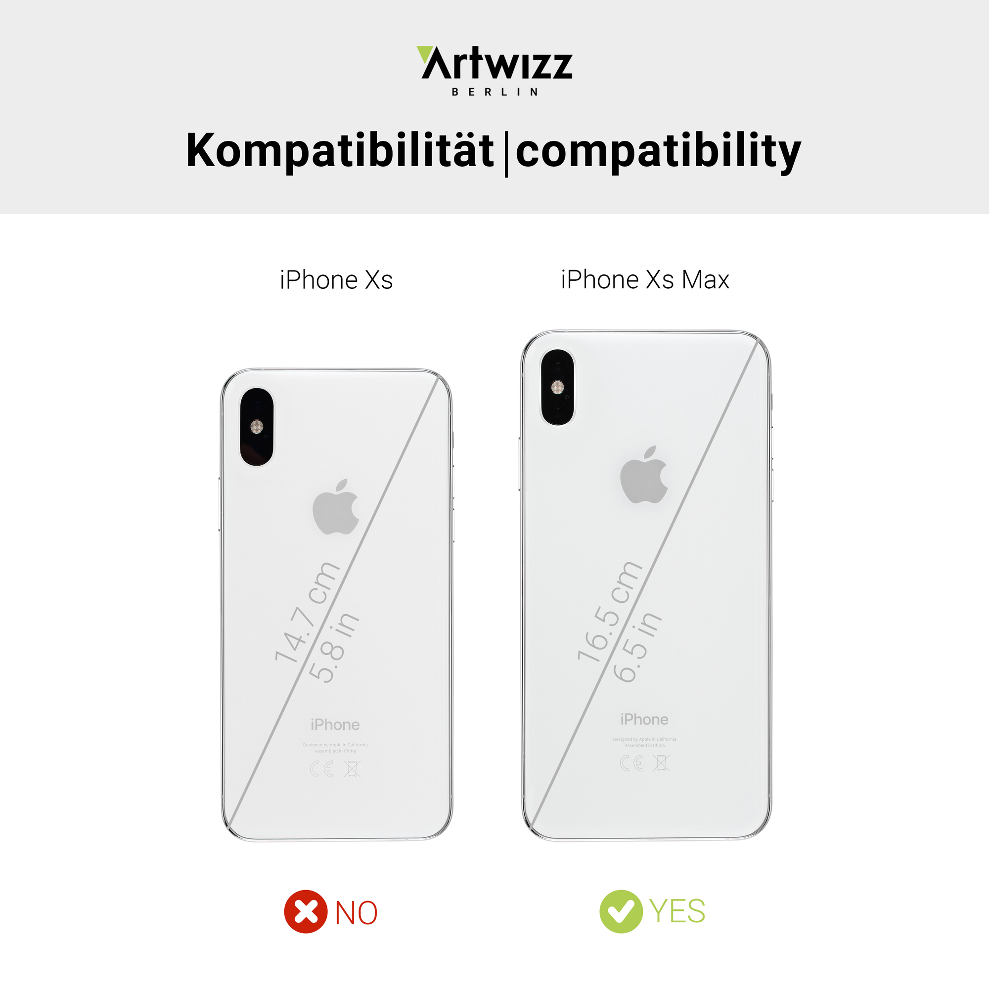 ARTWIZZ Rubber Clip, Backcover, Apple, Xs iPhone Max, Schwarz