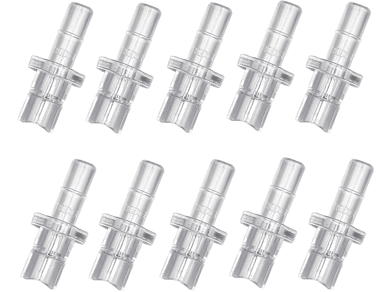 RENZ 10 Fluid Nippel I-Form mit Haltering Milchschlauch Adapter