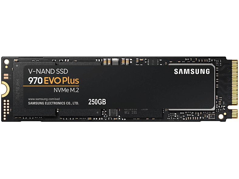 SAMSUNG 970 EVO Plus, 250 GB, SSD, intern
