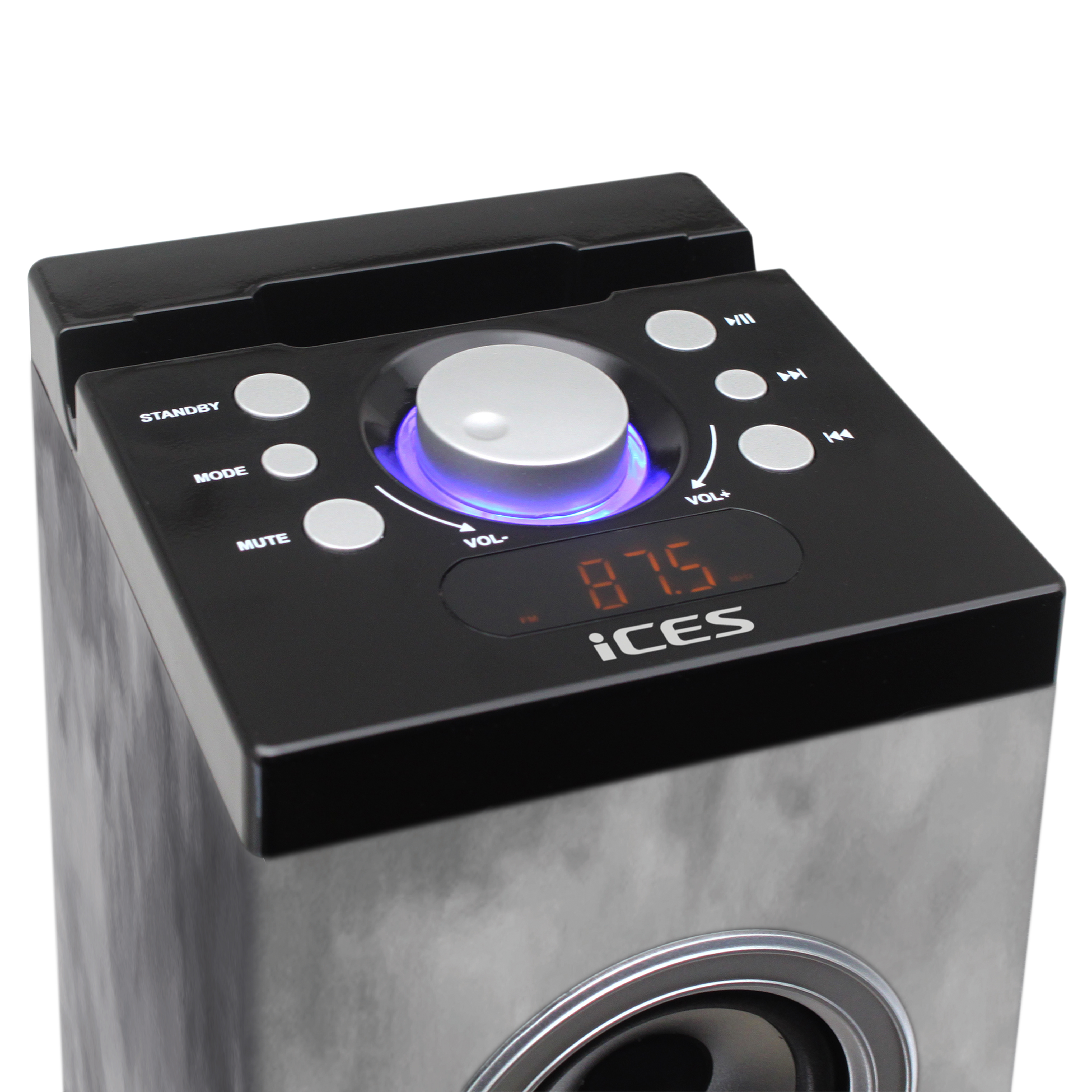 SD-Karten-Player, und Bluetooth®, mit ICES Mehrfarbig Roma IBT-6 FM-Radio, Lautsprecherturm USB-