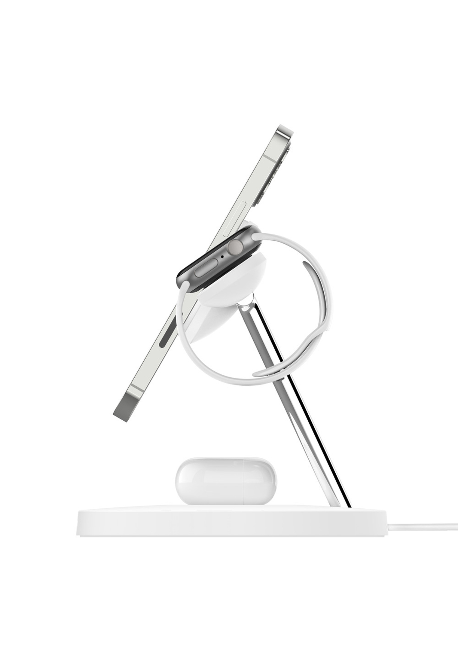 BOOST CHARGE™PRO 3-in-1 Ladestation, BELKIN weiß MagSafe