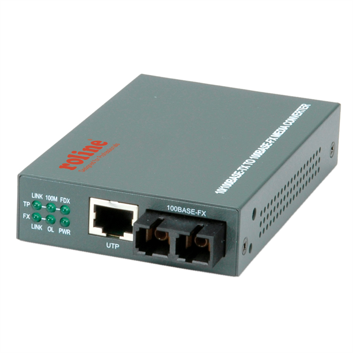 - Medienkonverter ROLINE Ethernet SC, RJ-45 Loop-back Konverter Fast