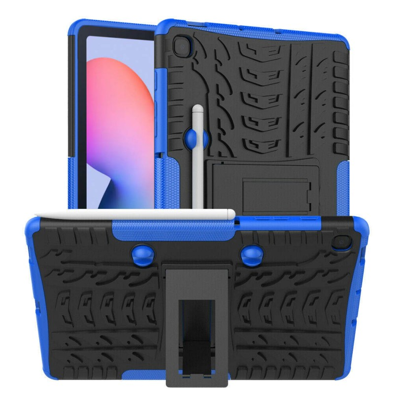 Backcover CASEONLINE Blau 2i1 Stoßfest Urethan, für Samsung Thermoplastisches - Blau Tablethülle