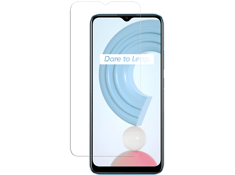 COFI Schutzglas Realme Passgenau Glas Displayschutz(für C25Y) C25Y Displayschutzfolie 9H kompatibel Realme mit