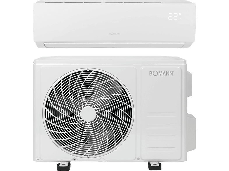 BOMANN CL 6046 QC CB Split Klimagerät Weiß Energieeffizienzklasse: A++, Max. Raumgröße: 35 m²