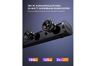 BOMAKER Ta 3, Soundbar, Schwarz