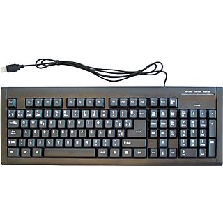 Teclado gaming - VIVANCO 28784, Cable, Negro