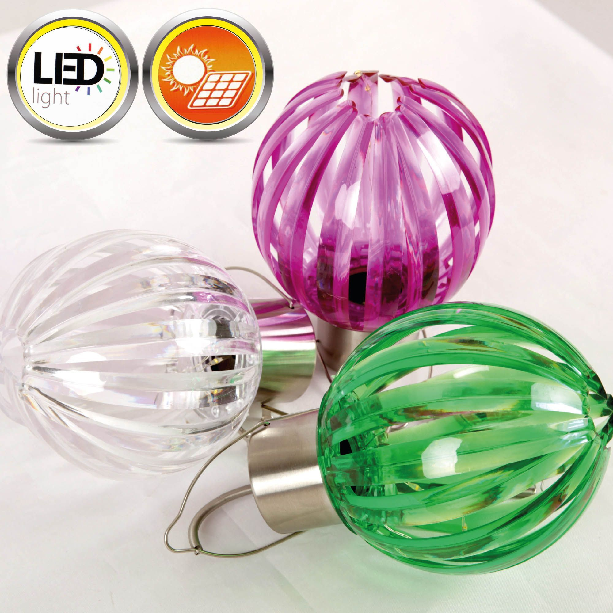 BESTLIVINGS LP-05007-1 Solar Lampion LED Weiß