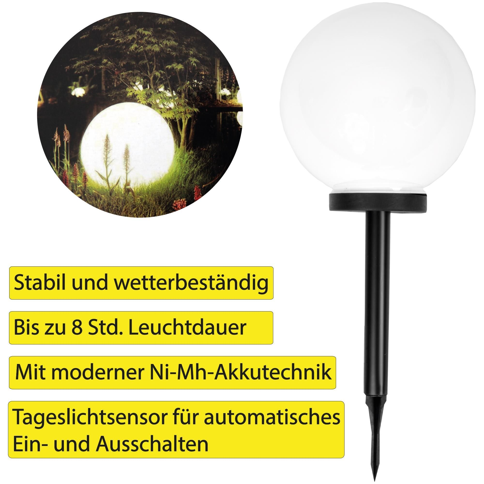 LED Weiß SK-76972 BESTLIVINGS Gartenlampe Solar