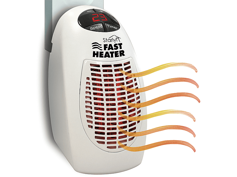 STARLYF Fast Heater Weiss Heizlüfter (400 Watt, Raumgröße: 15 m²)