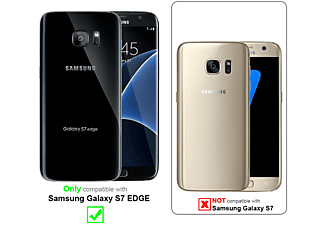 carcasa de móvil - Funda libro para Móvil - protección resistente de estilo libro CADORABO, Samsung, Galaxy S7 negro cometa | MediaMarkt