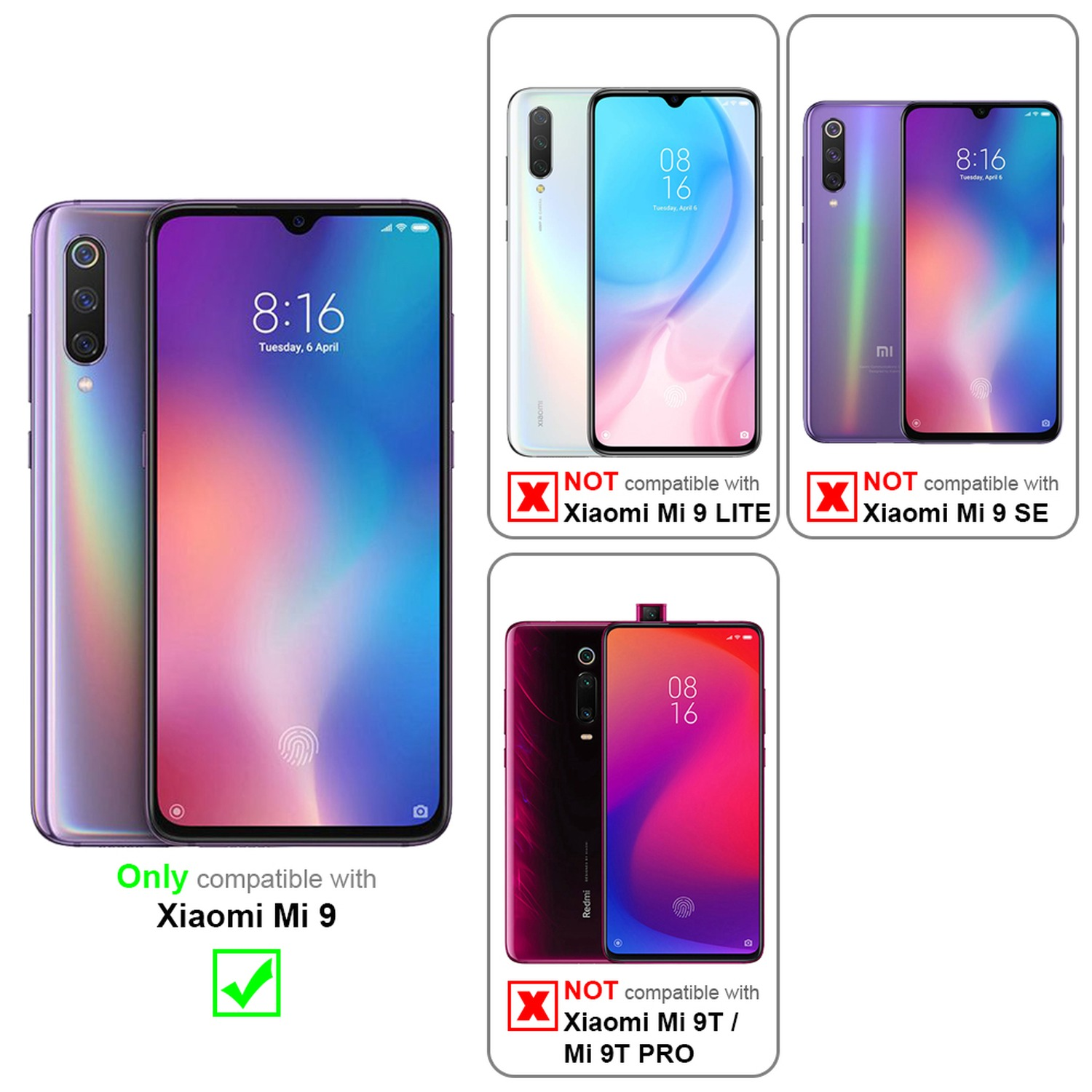 Cover Rosa Xiaomi Mi 9T Pro - Protezione TPU Cadorabo Slim