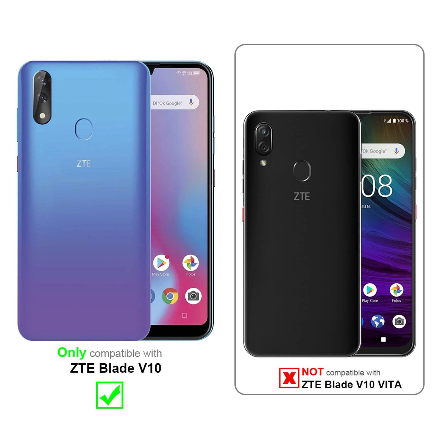 Per ZTE Blade A55 fibbia laterale modello lchi custodia a portafoglio in pelle custodia a portafoglio per ZTE Blade A35 cover magnetica per telefono  202192403