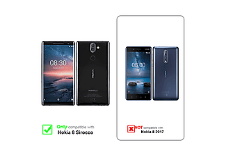 Cadorabo Custodia per Nokia 8 Sirocco Book Cover (Nokia 8