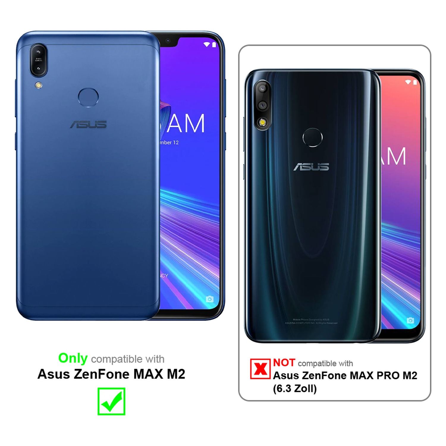 Cadorabo Pellicola Protettiva copertura completa compatibile con Asus