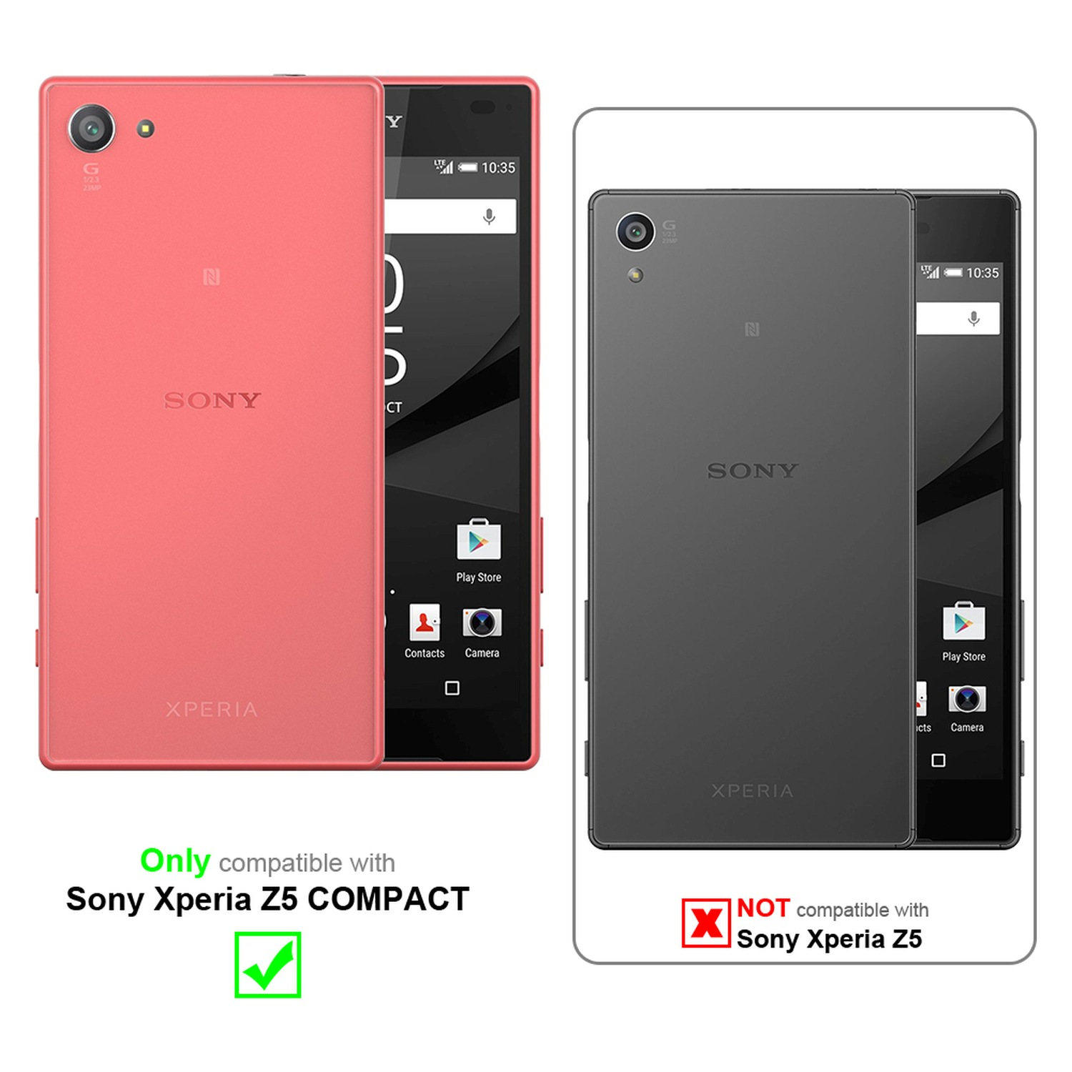 Custodia Portafoglio In Pelle PU Per Sony Xperia XZ1 - Cover Con Chiusura Magnetica, Slot Per Carte E Supporto Pieghevole (Marrone) - 2