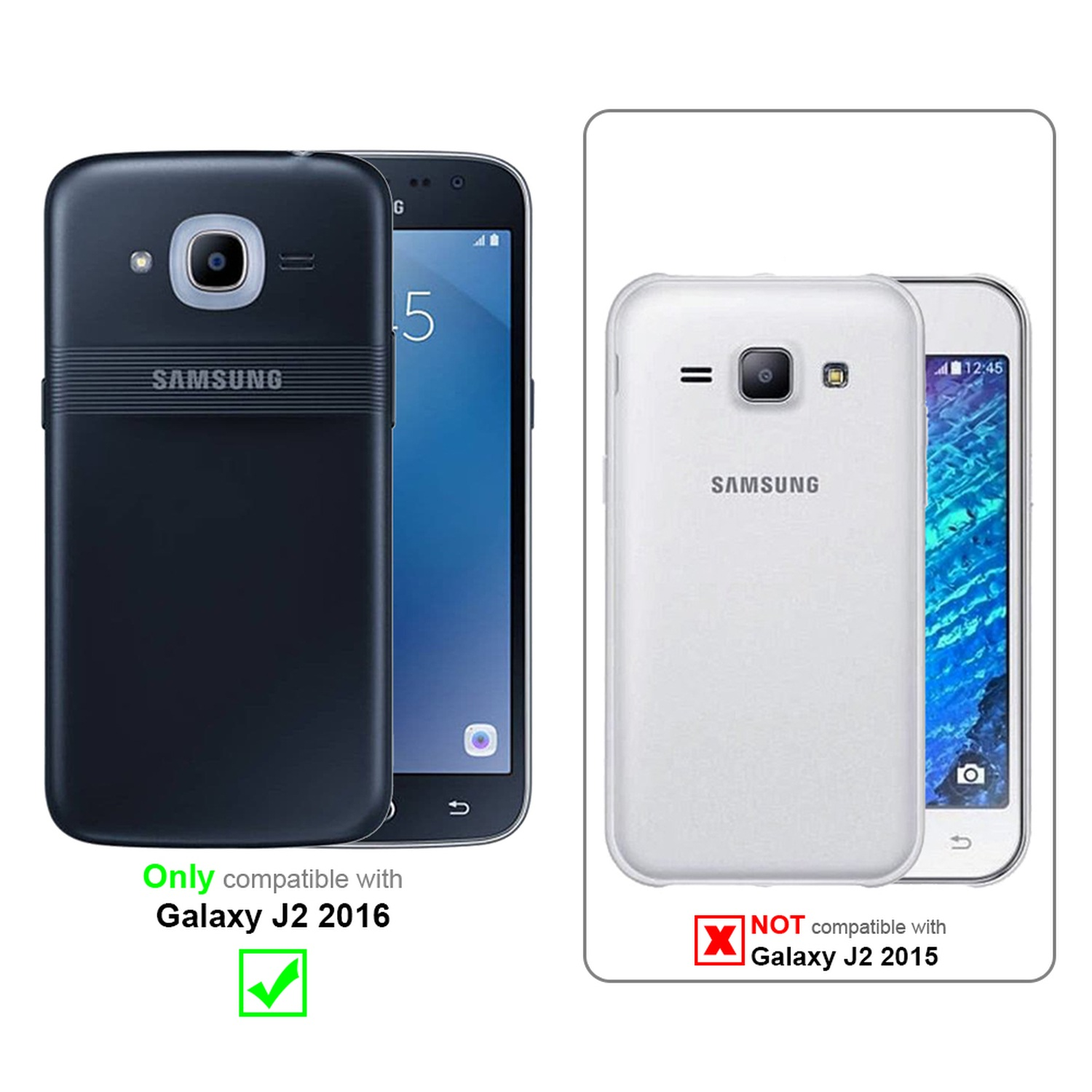 Telefoni Samsung Galaxy J2 2016 e J2 2015, informazioni sulla compatibilità.