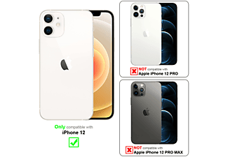 carcasa de móvil  - Funda flexible para móvil - Carcasa de TPU Silicona ultrafina CADORABO, Apple, iPhone 12, transparente
