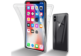 carcasa de móvil  - Funda flexible para móvil - Carcasa de TPU Silicona ultrafina CADORABO, Apple, iPhone X / XS, transparente