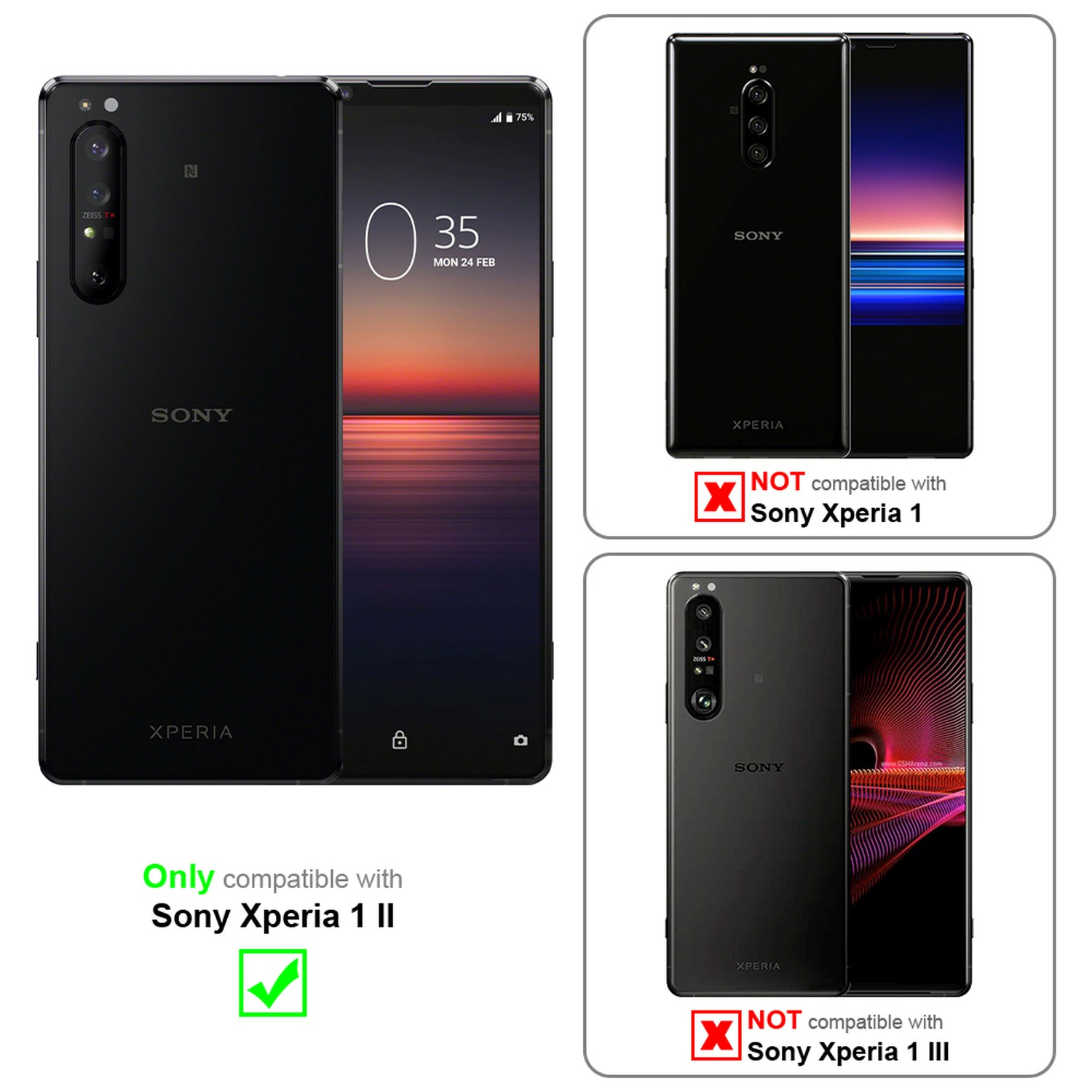 Custodia Compatibile Con Sony Xperia M2 In Violetta Ametista