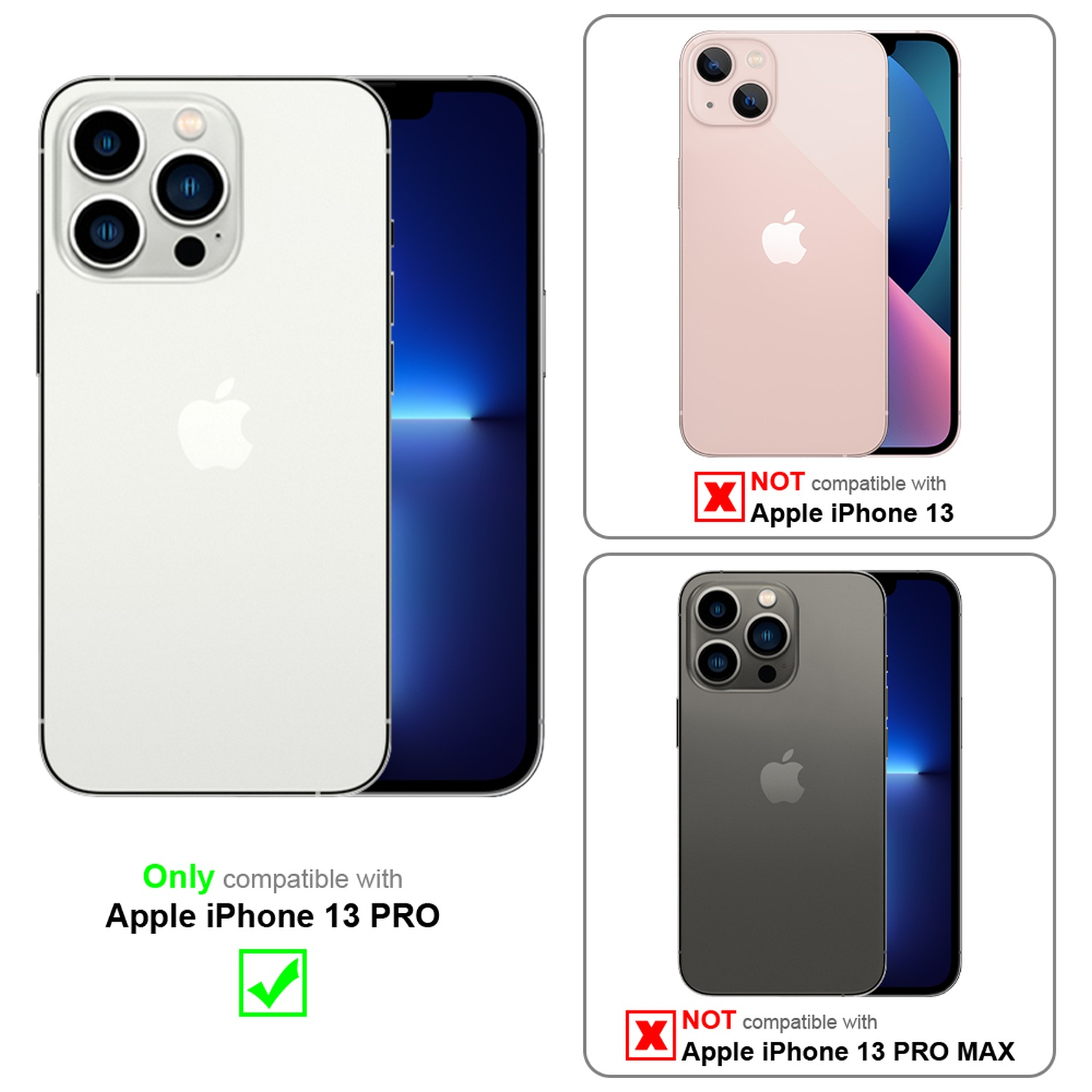 KAKAO im iPhone PRO, 13 Style, Flip Apple, CADORABO BRAUN Cover, Handyhülle Flip