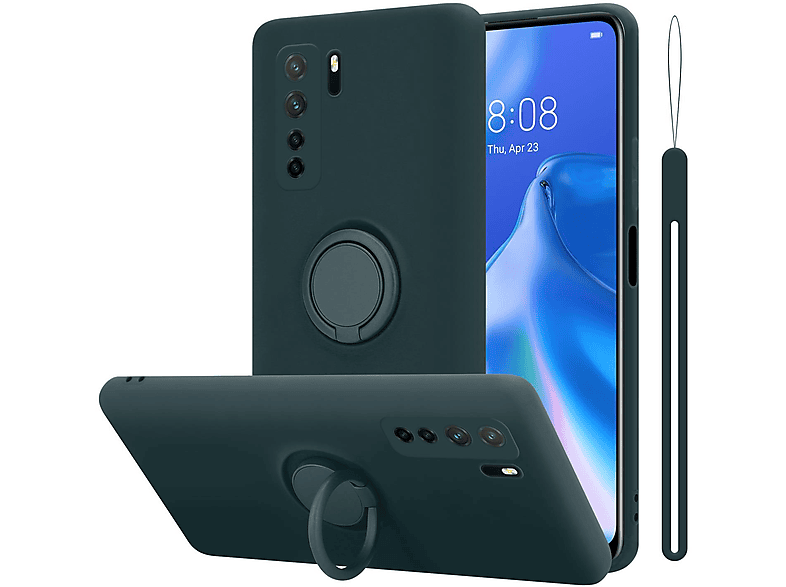 Cadorabo Cover Trasparente Per Huawei P40 Lite / Nova 7i - Custodia Morbida In Silicone TPU Sottile 1,2mm Antiurto E Antigraffio