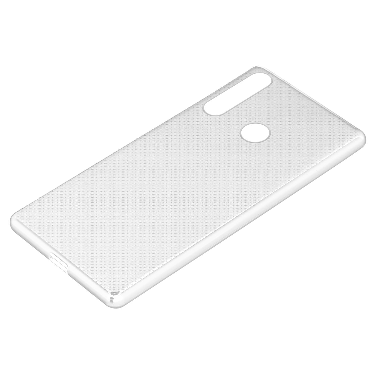 VOLL Backcover, AIR Ultra TRANSPARENT TPU Y6P, Schutzhülle, Huawei, Slim CADORABO