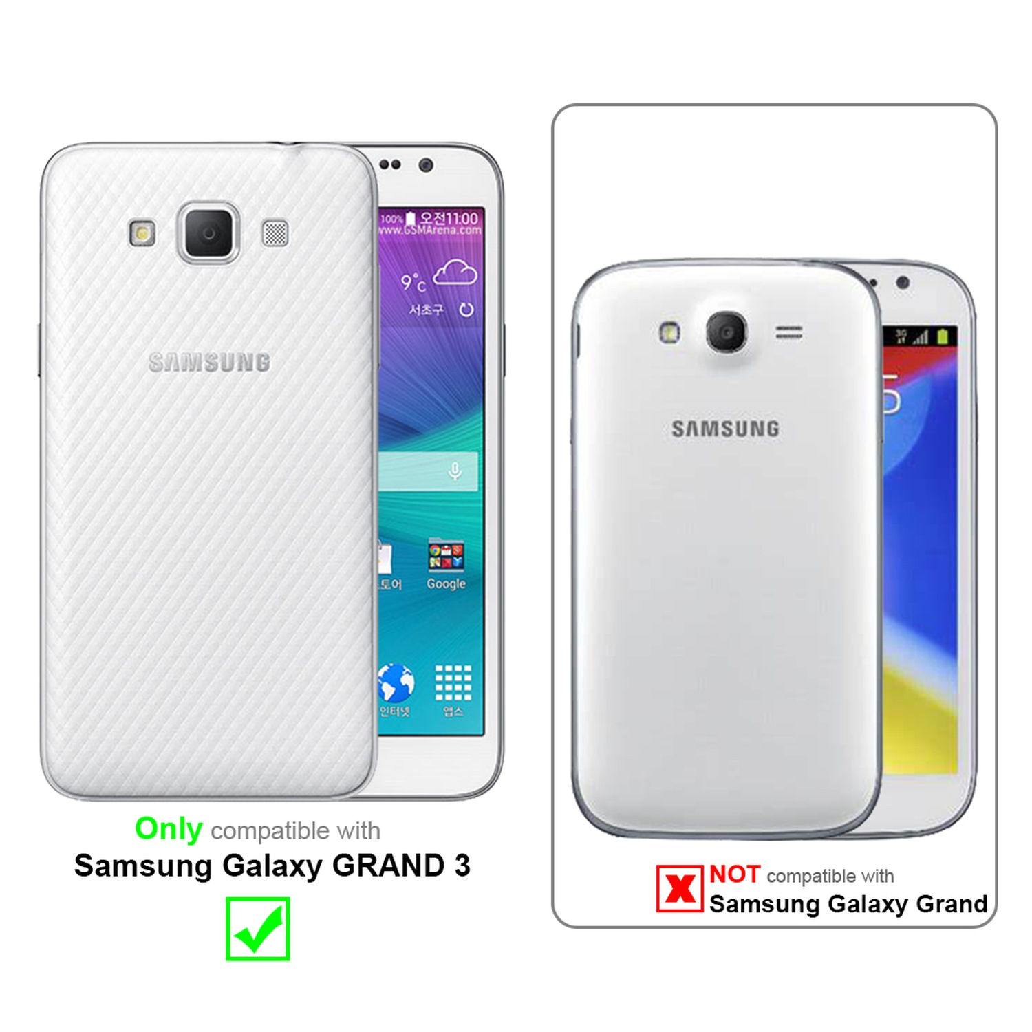 ROT Galaxy Backcover, 3, TPU CADORABO Handyhülle, Samsung, INFERNO GRAND S-Line