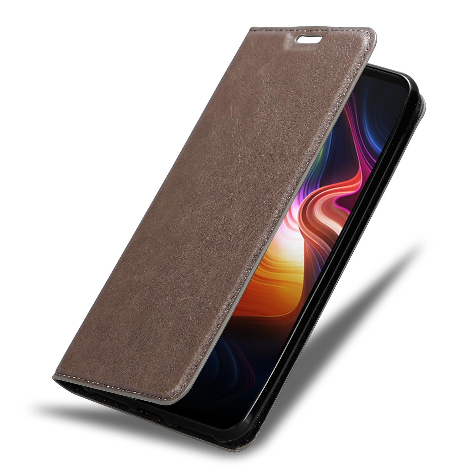 Magnet, 5G, Nubia PLAY ZTE, BRAUN CADORABO Book Invisible KAFFEE Bookcover, Hülle